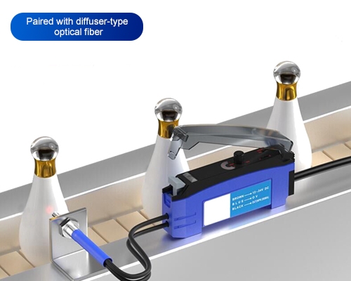 Fiber optic amplifier sensor display