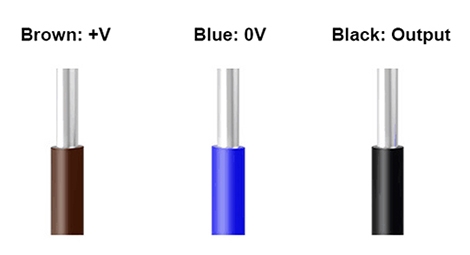 Fiber optic amplifier sensor wiring color