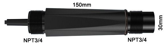 Flat ph electrode dimension