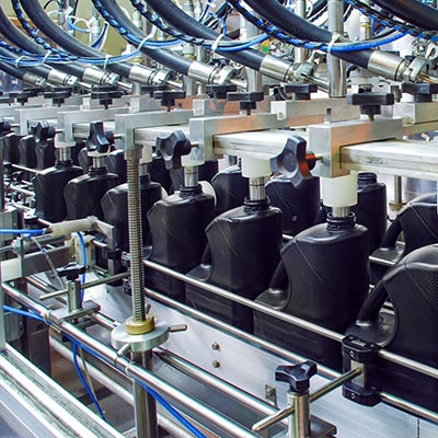 Flow sensor for lubricant plant