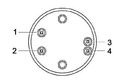 Fluorescent oxygen sensor pin definition