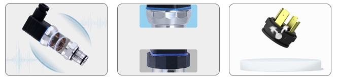 Flush diaphragm pressure sensor feature