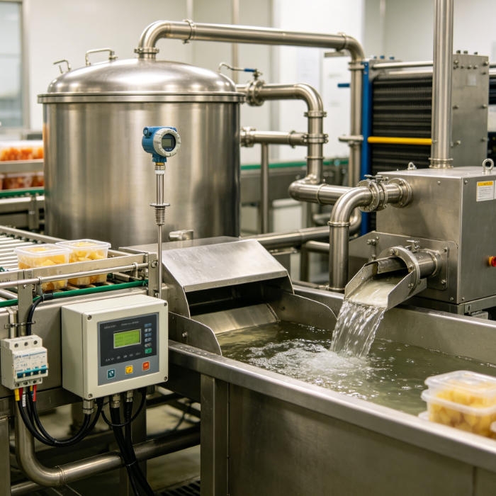 Food pasteurization temperature control application environment