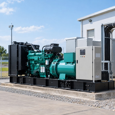 Frequency transducer for generator monitoring in standby power systems