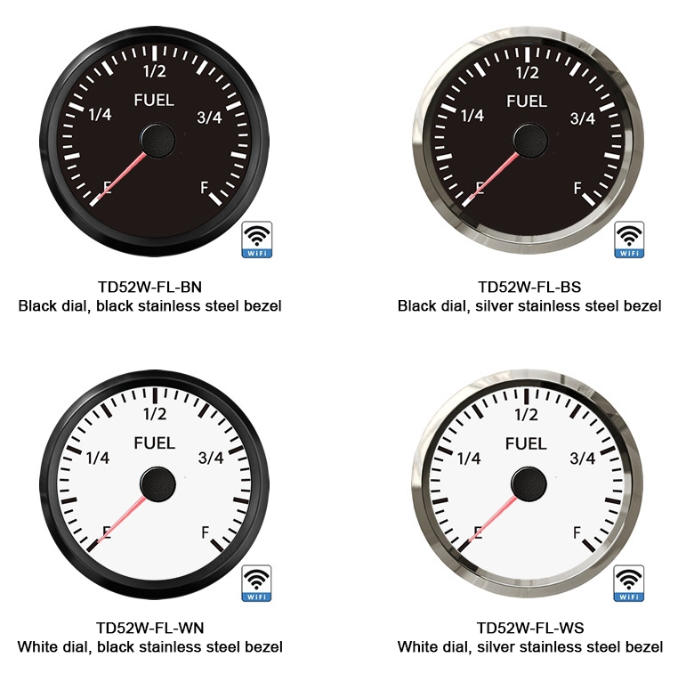 Fuel level gauge appearance
