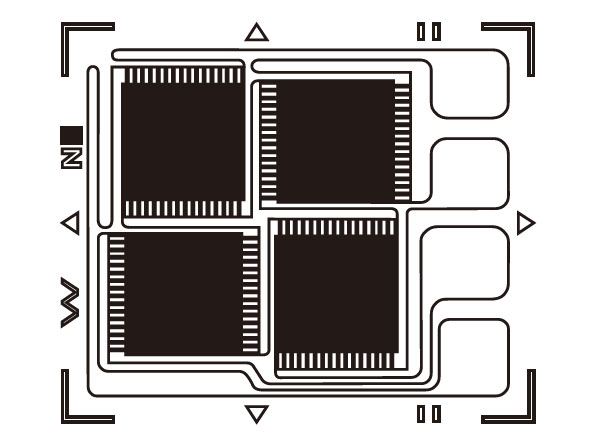 Full bridge strain gauge structure diagram