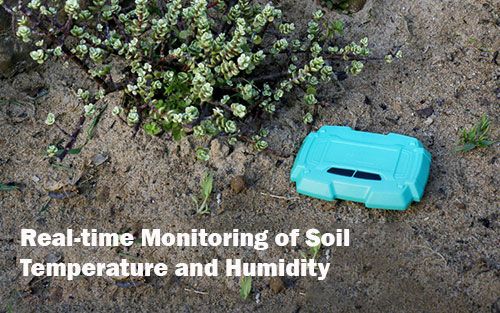 Garden soil moisture sensor real time monitor