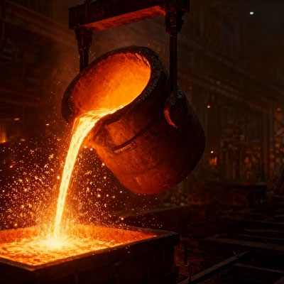 Guided wave radar level sensor for metallurgical industry