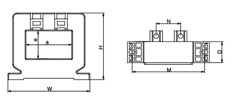 Hall effect current sensor 0 2000a size