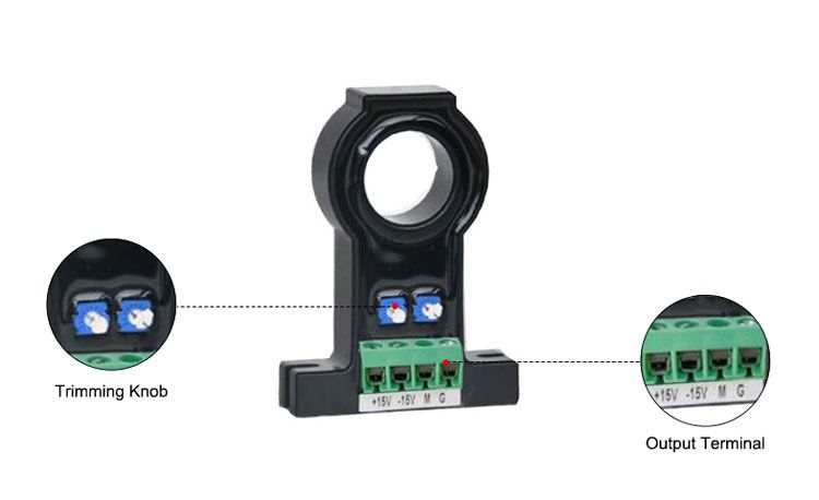 Hall effect current sensor 50a to 1500a detail