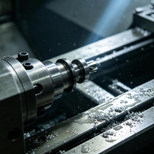 Magnetic Encoder Sensor Integrated In A Cnc Machine Tool Magazine For Precise Tool Position Detection And Automatic Tool Change Sequencing.