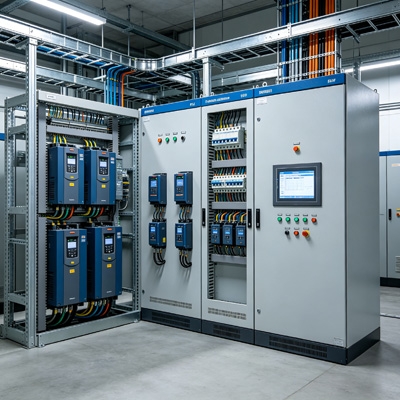 Hall effect voltage sensor applied in power distribution and industrial automation panel