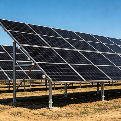 Isolated hall effect voltage sensor used in solar power monitoring system