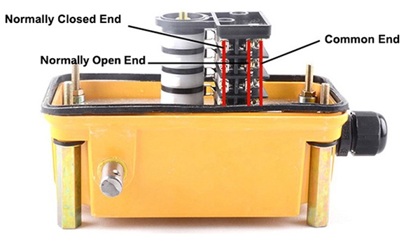 Height limit switch wiring