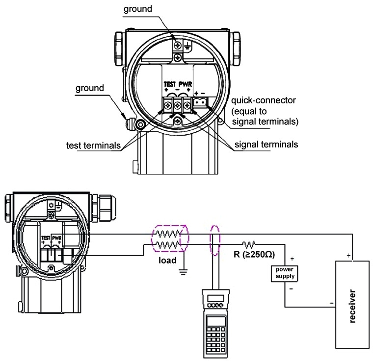 High accuracy differential pressure transducer wiring diagram
