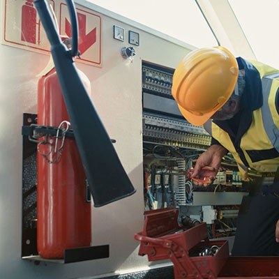 High pressure oxygen sensor of ship inspection