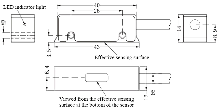 High resolution magnetic encoder size