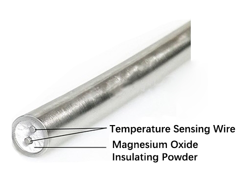 High temperature thermocouple detail
