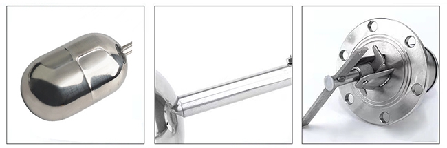 Horizontal float switch feature