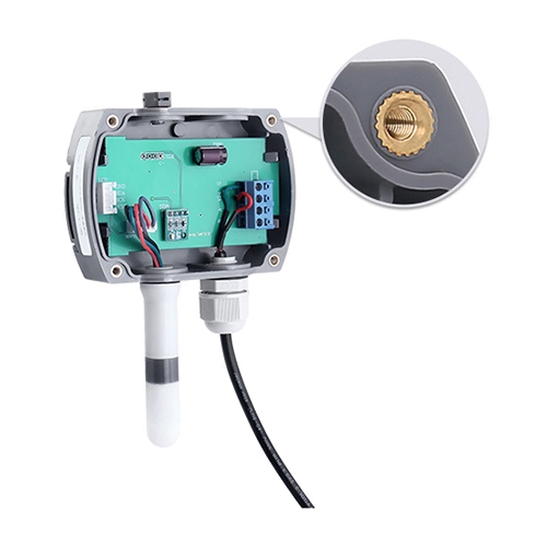 Humidity sensor with display feature