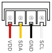 i2c temperature humidity sensor wiring