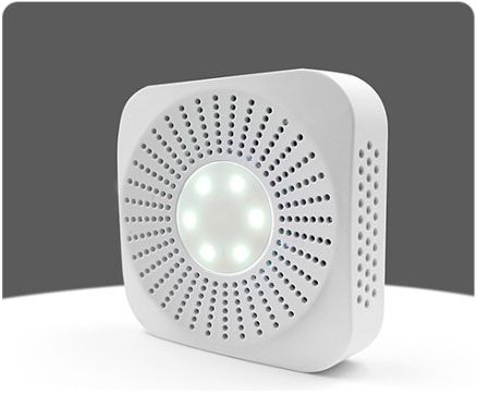 Indoor air quality sensor convection hole
