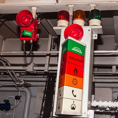 Industrial alcohol gas alarm