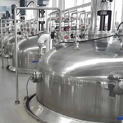 Industrial production tank