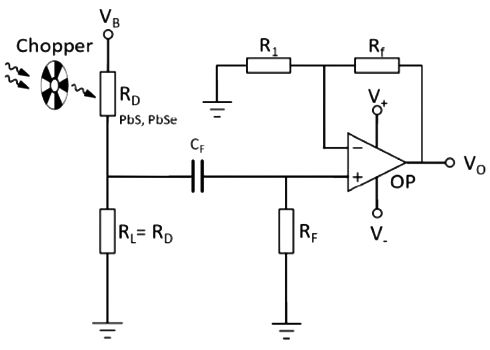 Infrared photoelectric sensor circuit