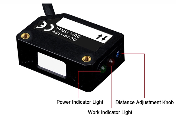 IR diffuse reflective photoelectric sensor detail