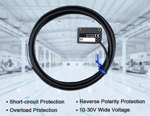 IR diffuse reflective photoelectric sensor protection