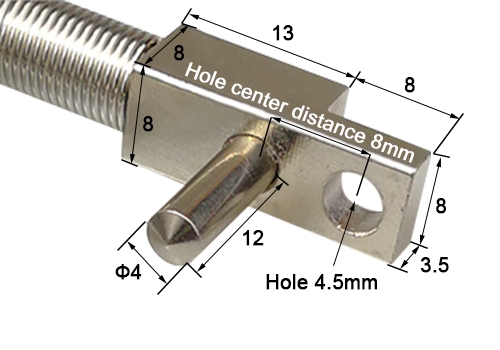 J type thermocouple dimension