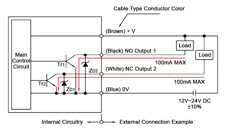 Laser photoelectric sensor npn ouput wiring diagram