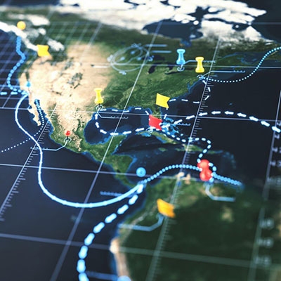 Laser retro reflective photo sensor for logistics conveying
