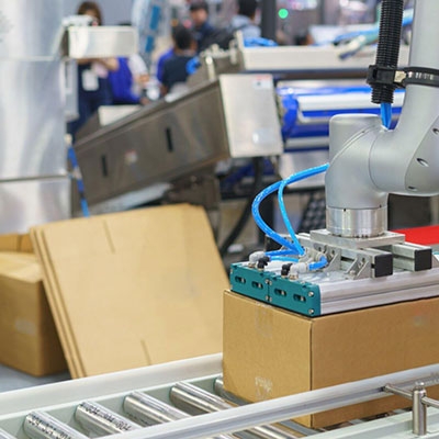 Laser retro reflective photo sensor for packaging equipment