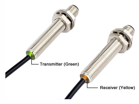 Laser trough beam photoelectric sensor detail