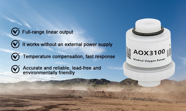 Lead free oxyge sensor feature