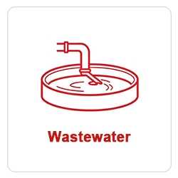 Level sensor for wastewater