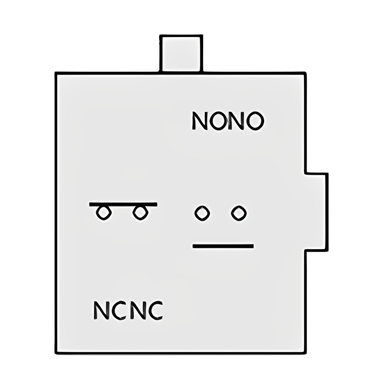 Lever type limit switch contact type