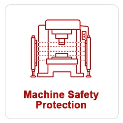 Light curtain for machine safety protection