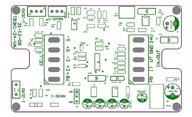 Load cell weight transmitter wiring
