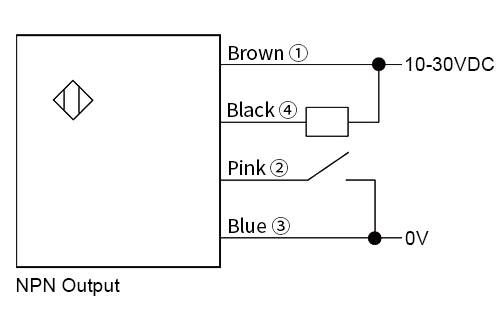 Long distance color sensor npn output wiring diagram