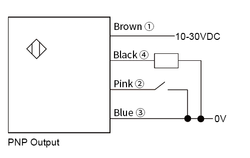 Long distance color sensor pnp output wiring diagram