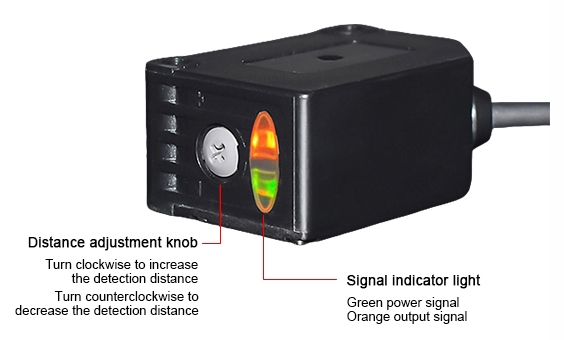 Long distance photoelectric sensor detail