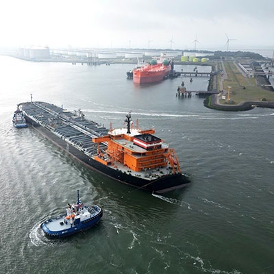 Long range laser sensor for waterway transportation