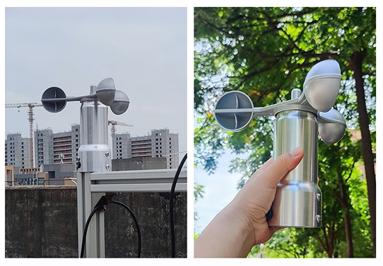 Mechanical cup anemometer case