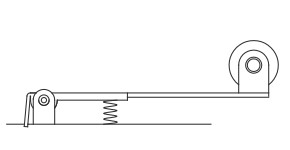 Mechanical limit switch roller lever