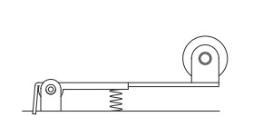 Mechanical limit switch short roller lever