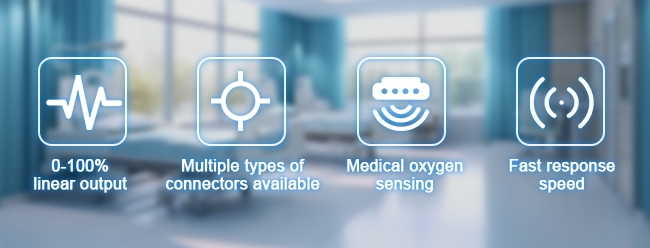 Medical oxygen sensor feature