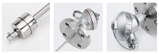 Metal float switch feature